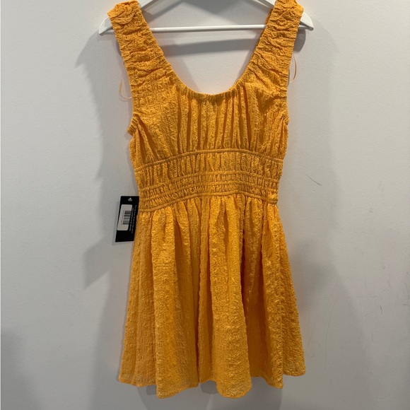 SLEEVELESS RUCHED MINI DRESS - Picture 10 of 10